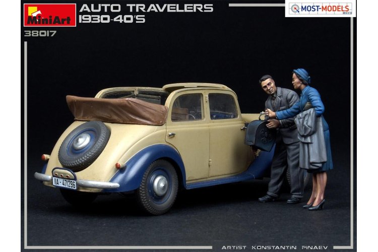 1:35 MiniArt 38017 Auto travelers 1930-40's - Min38017 1 - MIN38017