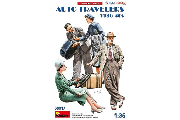 1:35 MiniArt 38017 Auto travelers 1930-40's - Min38017 - MIN38017