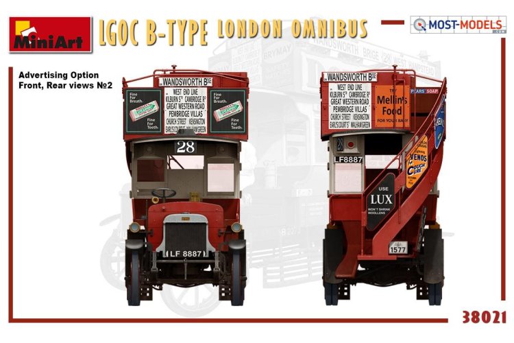 1:35 MiniArt 38021 LGOC B-Type London Omnibus - Min38021 3 - MIN38021