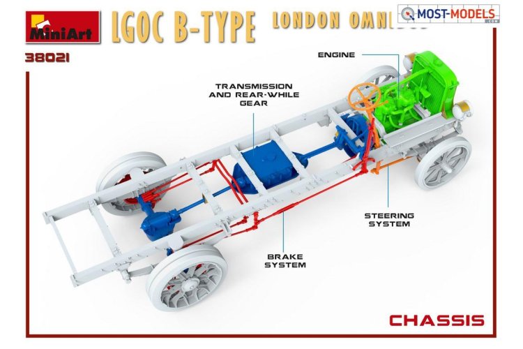 1:35 MiniArt 38021 LGOC B-Type London Omnibus - Min38021 4 - MIN38021