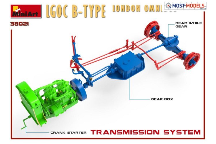 1:35 MiniArt 38021 LGOC B-Type London Omnibus - Min38021 5 - MIN38021