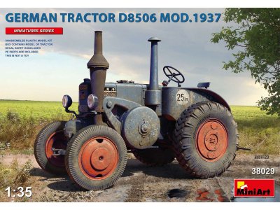 1:35 MiniArt 38029 German Tractor D8506 MOD 1937 - Min38029 front - MIN38029