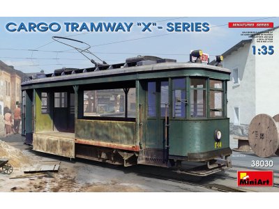 1:35 MiniArt 38030 Cargo Tramway X series - Min38030front - MIN38030
