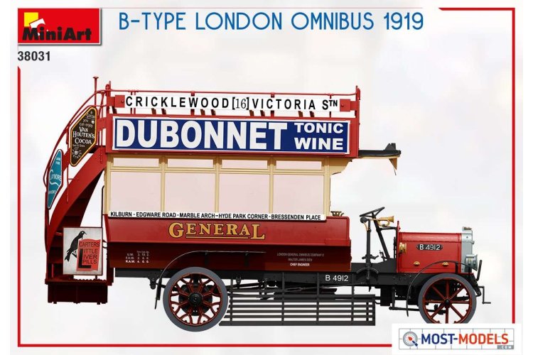 1:35 MiniArt 38031 B-TYPE London Omnibus 1919 - Min38031 3 - MIN38031