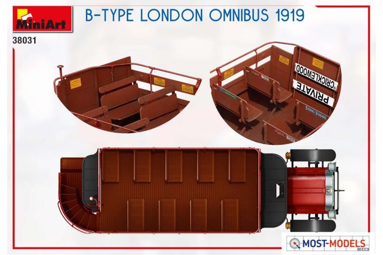 1:35 MiniArt 38031 B-TYPE London Omnibus 1919 - Min38031 6 - MIN38031