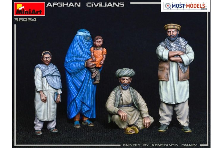 1:35 MiniArt 38034 Afghan Civilians - Min38034 2 - MIN38034