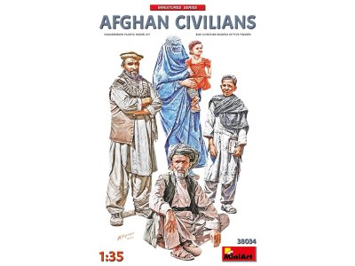 1:35 MiniArt 38034 Afghan Civilians - Min38034front - MIN38034