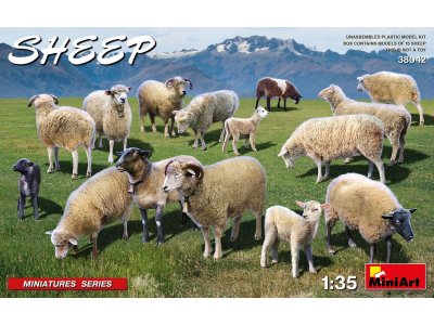 1:35 MiniArt 38042 Sheeps - Min38042 art - MIN38042