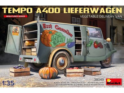 1:35 MiniArt 38049 Temp A400 Lieferwagen - Vegetable Delivery Van - Min38049 - MIN38049