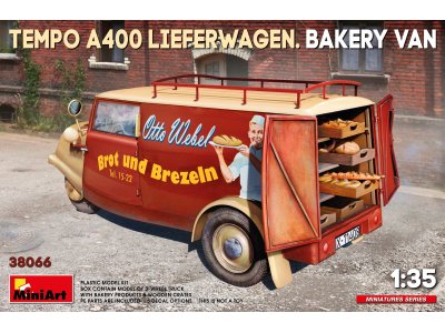 1:35 MiniArt 38066 Tempo A400 Delivery Van - Bakery - Min38066 1 - MIN38066