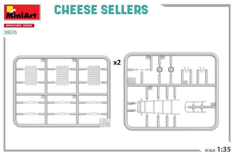 1:35 MiniArt 38076 Vrouwelijke Figuren - Diorama - Kaas Verkopers - Min38076 5 - MIN38076