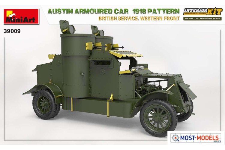 Miniart MIN39009 WWI 1:35-Austin Armored Car (British Service