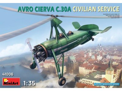 1:35 MiniArt 41006 Avro Cierva C.30A Civilian Service - Min41006front - MIN41006