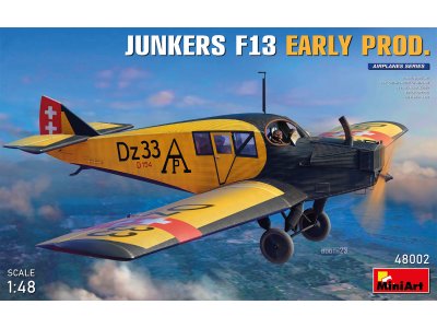 1:48 MiniArt 48002 Junkers F13 - Vroege Productie - Propeller Vliegtuig - Min48002 1 - MIN48002