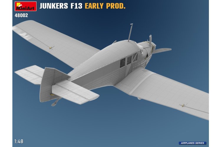 1:48 MiniArt 48002 Junkers F13 - Vroege Productie - Propeller Vliegtuig - Min48002 5 - MIN48002