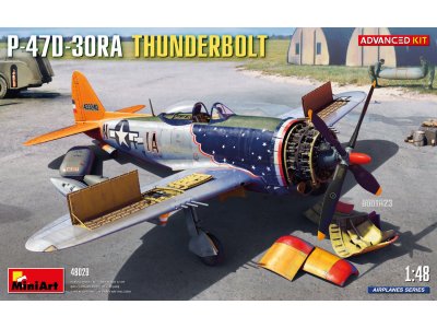 1:48 MiniArt 48029 P-47D-30RA Thunderbolt Aircraft - Min48029 1 - MIN48029