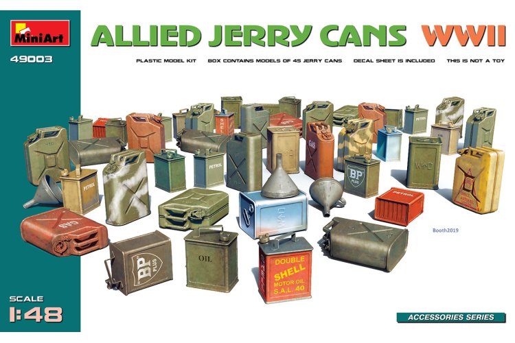 1:48 MiniArt 49003 Allies Jerry Cans set WWII - Min49003 1 - MIN49003