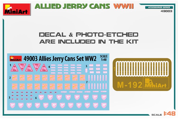 1:48 MiniArt 49003 Allies Jerry Cans set WWII - Min49003 2 - MIN49003