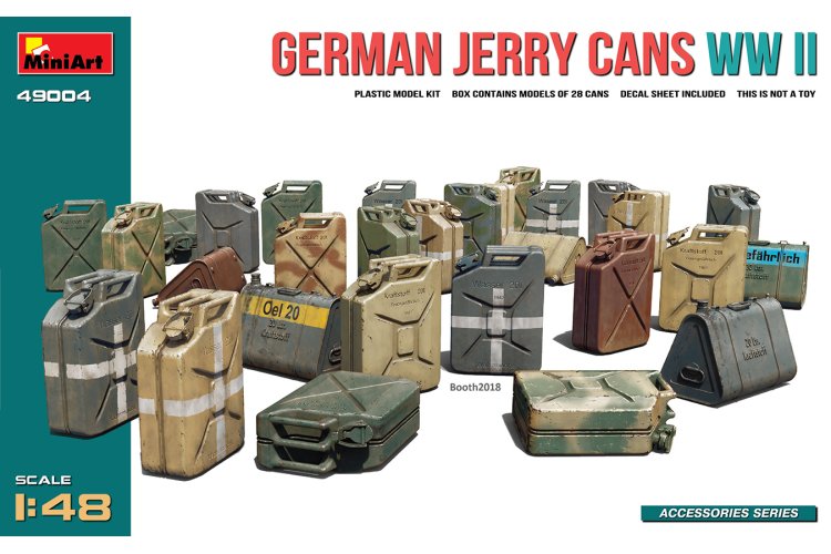 1:48 MiniArt 49004 German Jerry Cans WWII - Min49004 art 1 - MIN49004