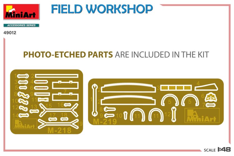 1:48 MiniArt 49012 Diorama Field Workshop - Min49012 pe - MIN49012
