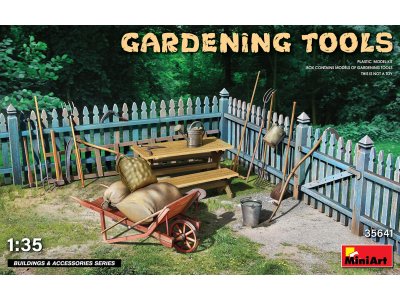 1:35 MiniArt 35641 Diorama Gardening Tools - Mini35641 - MIN35641