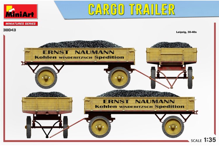 1:35 MiniArt 38043 German Cargo Trailer - Mini38043 6 - MIN38043