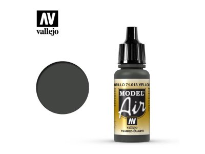 Vallejo 71013 Model Air Yellow Olive - Acryl - Model air vallejo yellow olive 71013 - VAL71013-XS