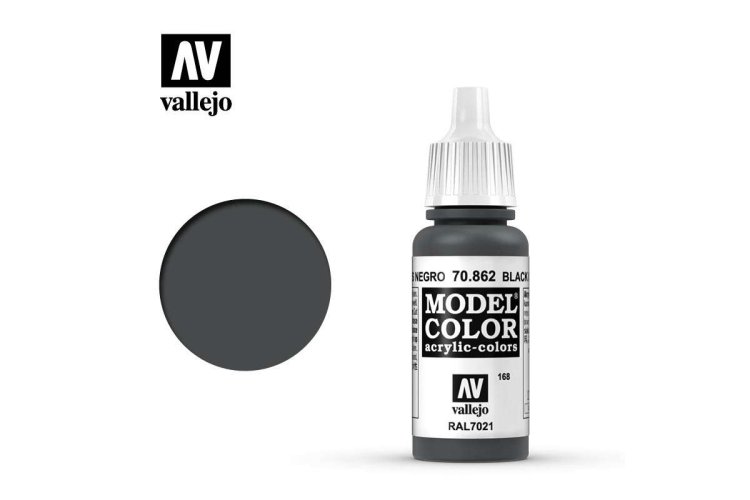 Vallejo 70862 Model Color Black Grey - Acryl - Model color vallejo black grey 1 - VAL70862-XS