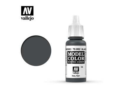 Vallejo 70862 Model Color Black Grey - Acryl - Model color vallejo black grey 70862 - VAL70862-XS