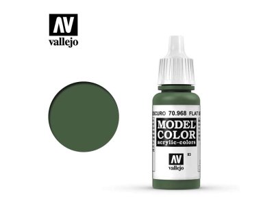 Vallejo 70968 Model Color Flat Green - Acryl - Model color vallejo flat green 70968 - VAL70968-XS