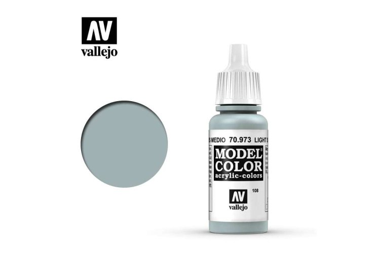 Vallejo 70973 Model Color Light Sea Grey - Acryl - Model color vallejo light sea grey 1 - VAL70973-XS