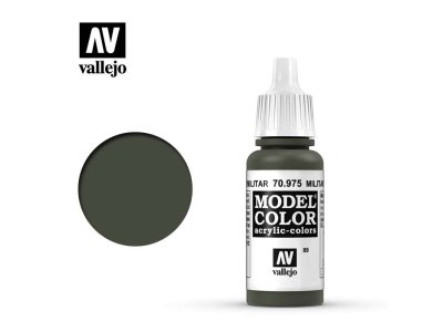 Vallejo 70975 Model Color Militair Green - Acryl - Model color vallejo military green 70975 - VAL70975-XS