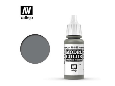 Vallejo 70865 Model Color Oily Steel - Acryl - Model color vallejo oily steel 70865 - VAL70865-XS