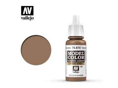 Vallejo 70874 Model Color USA Tan Earth - Acryl - Model color vallejo tan earth 70874 - VAL70874-XS