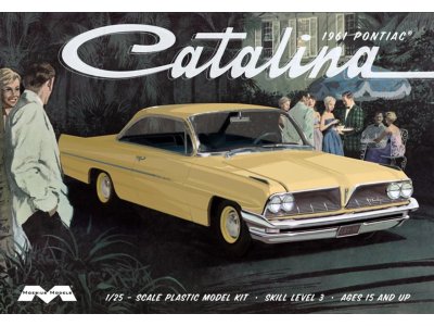 1:25 Moebius 2850  1961 Pontiac Catalina - Amerikaanse Auto - Moe2850 - MOE2850