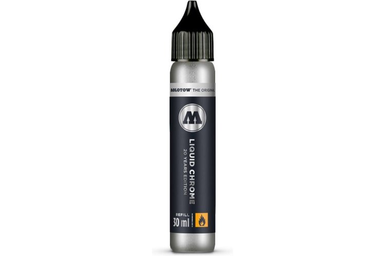 Molotow : Liquid Chrome : 20 Year Edition Pump Marker Refill : 30ml