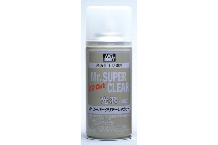 MR.Super Clear B-522 UV Cut - Glanzend - Vernis Spray - 170ml - Mrh b 522 - MRH-B-522