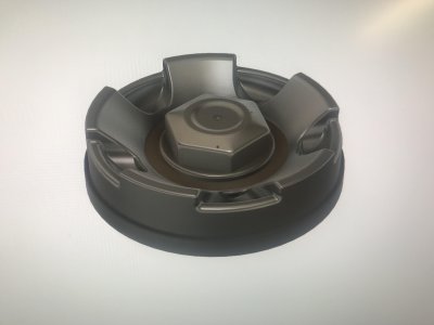 1:24 Volvo FH4 Front Hub Cap  - Ntd006 - NTD006