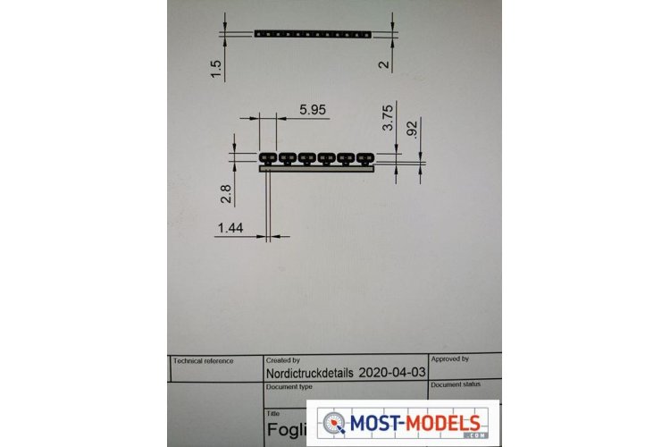 1:24 Foglights (6pc) - Ntd032 1 - NTD032