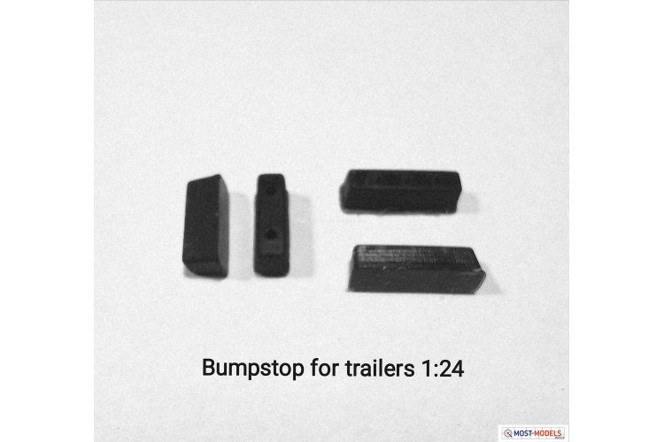 1:24 Bump Stop Rubbers for Trailers (4 pc) - Ntd101 1 - NTD101