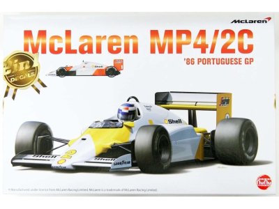 1:20 NuNu 20001 McLaren MP4/2C '86 Portuguese GP - Racing Car - Nunu20001 nunu mclaren mp42c 86 portuguese gp mastelis 120 20001 1 - NUNU20001