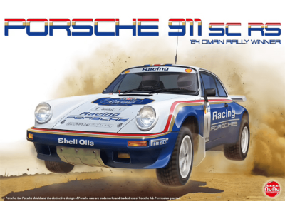 1:24 NuNu 24011 Porsche 911  1984 Oman Rally - Nunu24011 porsche nunu model kit - NUNU24011