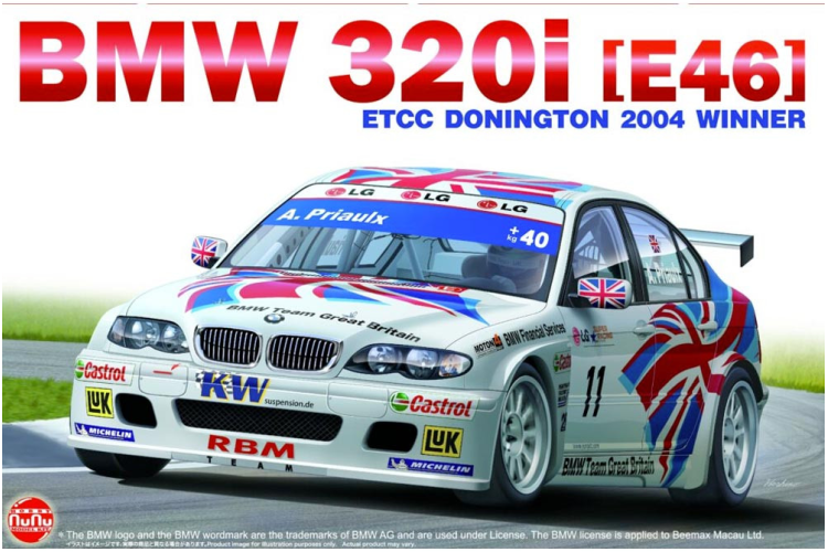 1:24 NuNu 24033 BMW 320i E46 - ETCC Donongtin 2004 Winner - Nunu24033 bmw320i nunu 1 - NUNU24033