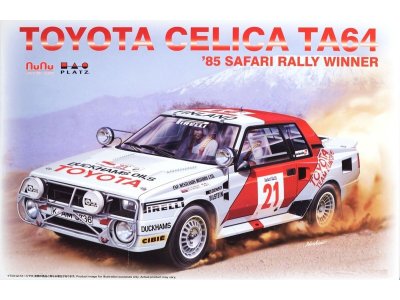 1:24 NuNu 24038 Toyota Celica TA64 - 85 Safari Rally Winner - Nunu24038 nunu toyota celica ta64 85 safari rally winner 124 24038 10 1 - NUNU24038
