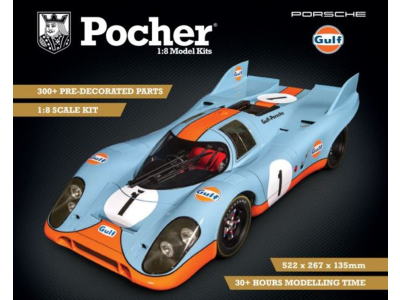 1:8 Pocher HK118 Porsche 917K - Gulf edition - Raceauto - Pchk118 1 - PCHK118