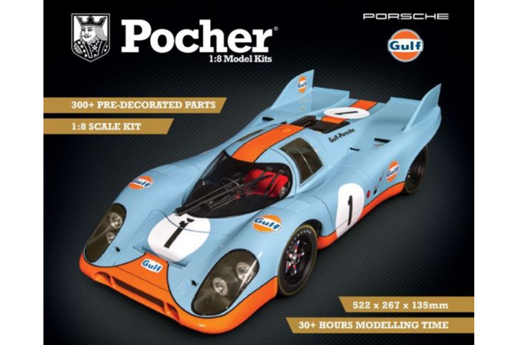 1:8 Pocher HK118 Porsche 917K - Gulf Edition - Race Car - Pchk118 1 - PCHK118