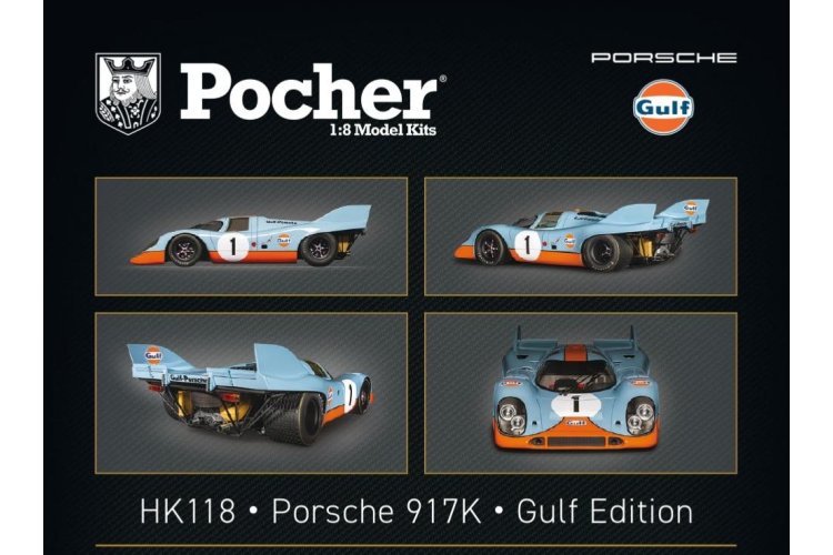 1:8 Pocher HK118 Porsche 917K - Gulf Edition - Race Car - Pchk118 9 - PCHK118