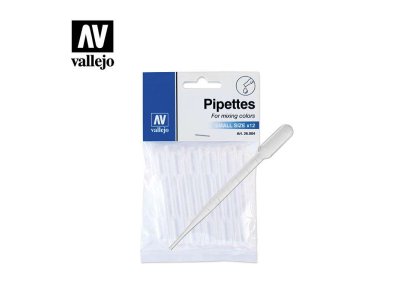 Vallejo 26004 Pipettes - small - 1 ml (12 pc) - Pipettes 1ml vallejo hobby tools 26004 - VAL26004-XS