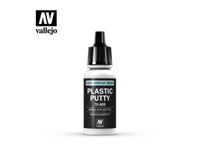 Vallejo 70400 Plastic Putty - 18ml - Plastic putty vallejo 70400 17ml - VAL70400-XS