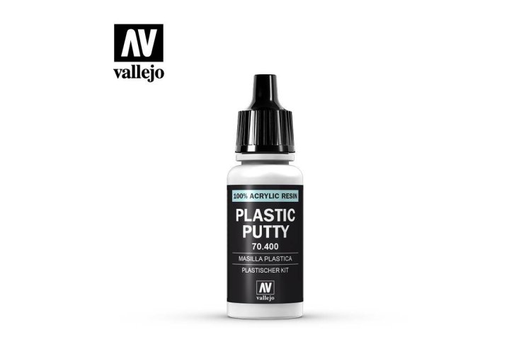 Vallejo 70400 Plastic Putty - Flesje - 18ml - Plastic putty vallejo 70400 17ml - VAL70400-XS